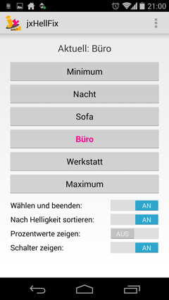 Grafik: Screenshot der Startseite vonjxHellFix